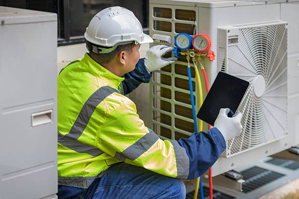 Professional Hvac technician working in Shelley, ID